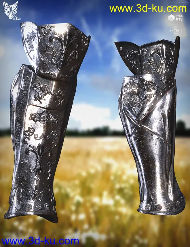 Orlean's Armor for Genesis 8 Male(s)模型的图片10
