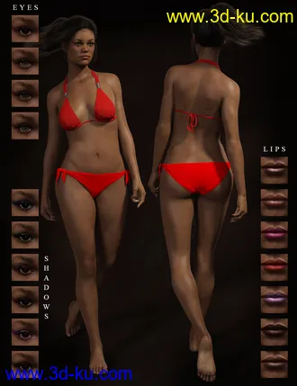 3D打印模型Oshun For Genesis 8 Female的图片