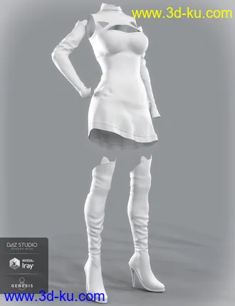 3D打印模型Panther Outfit for Genesis 8 Female(s)的图片