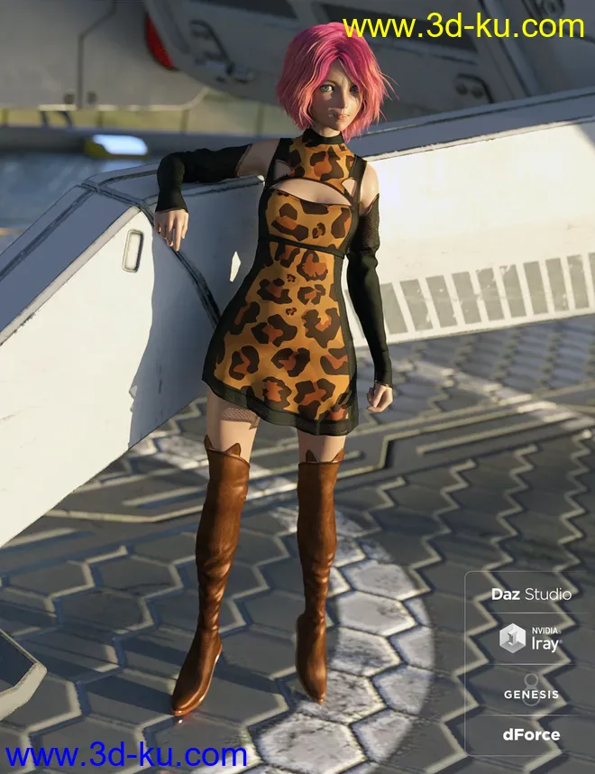 Panther Outfit Textures模型的图片4