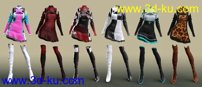 Panther Outfit Textures模型的图片8