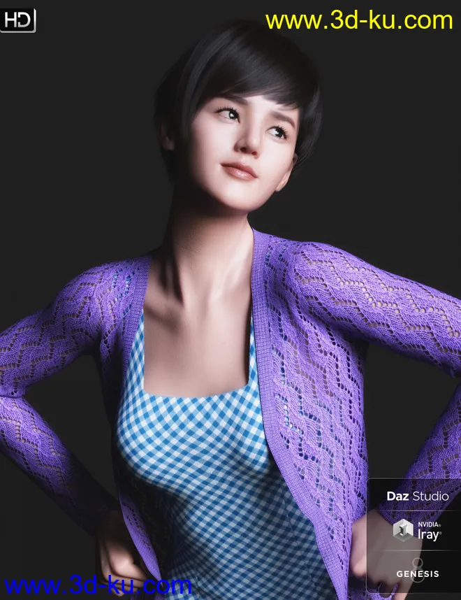 Park HD for Genesis 8 Female模型的图片1