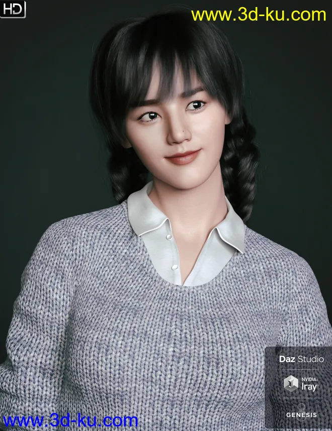 Park HD for Genesis 8 Female模型的图片3