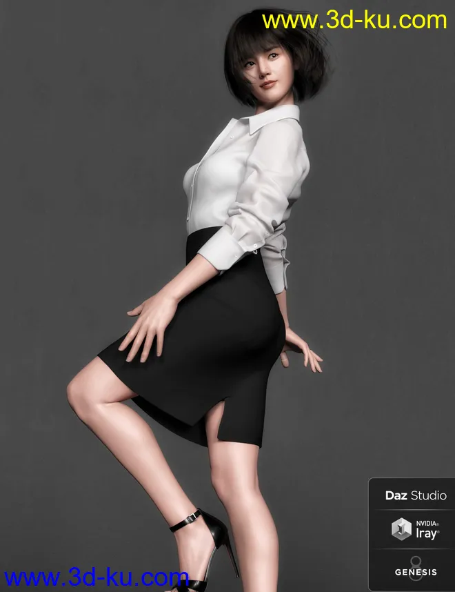 Park HD for Genesis 8 Female模型的图片4