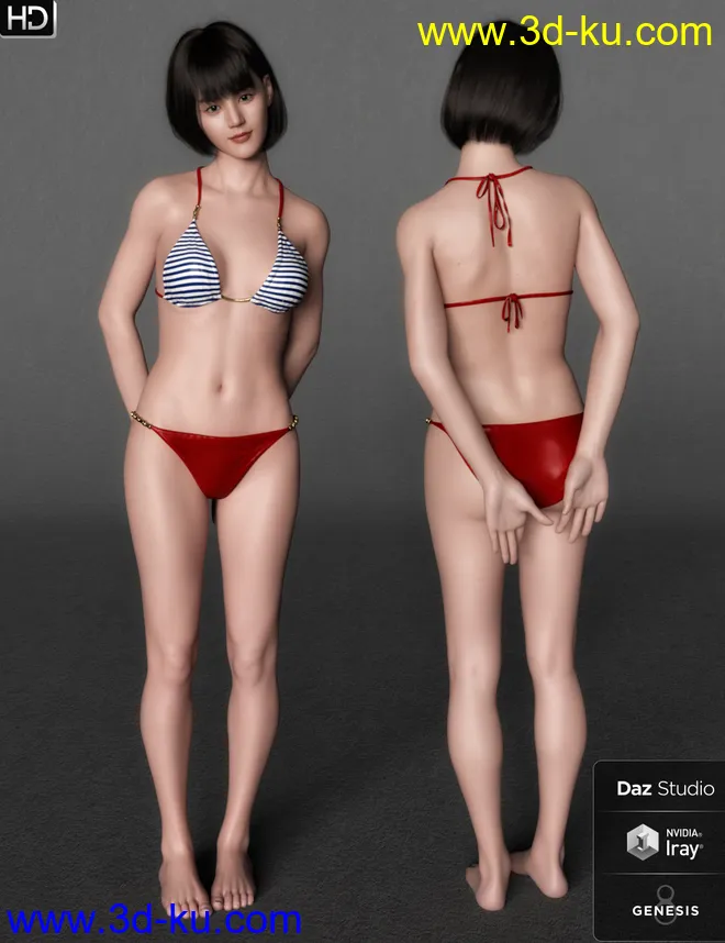 Park HD for Genesis 8 Female模型的图片5