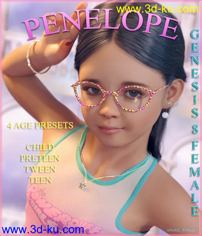 Penelope for Genesis 8 Female模型的图片1