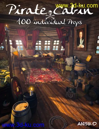 3D打印模型Pirate Cabin的图片
