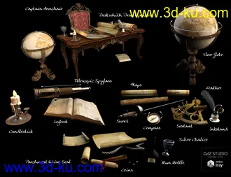 3D打印模型Pirate Cabin的图片