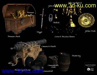 3D打印模型Pirate Cabin的图片