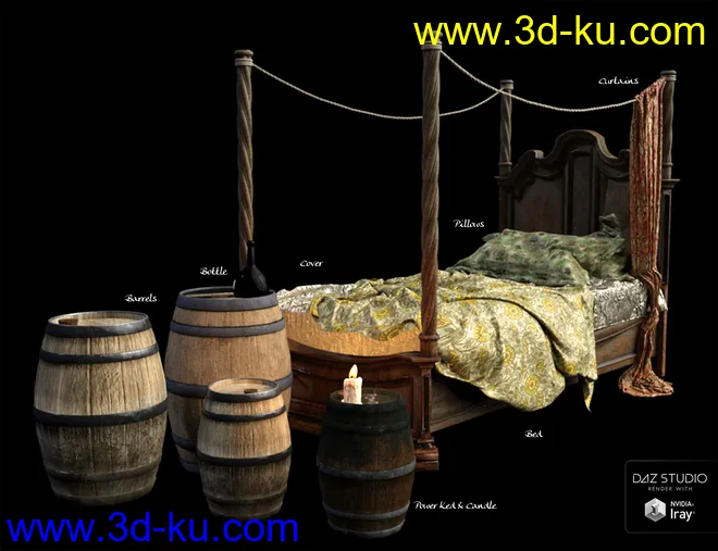 Pirate Cabin模型的图片6
