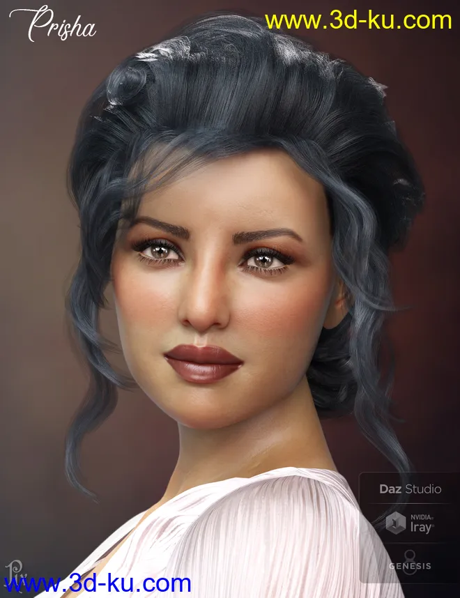 Pix Prisha HD for Genesis 8 Female模型的图片1