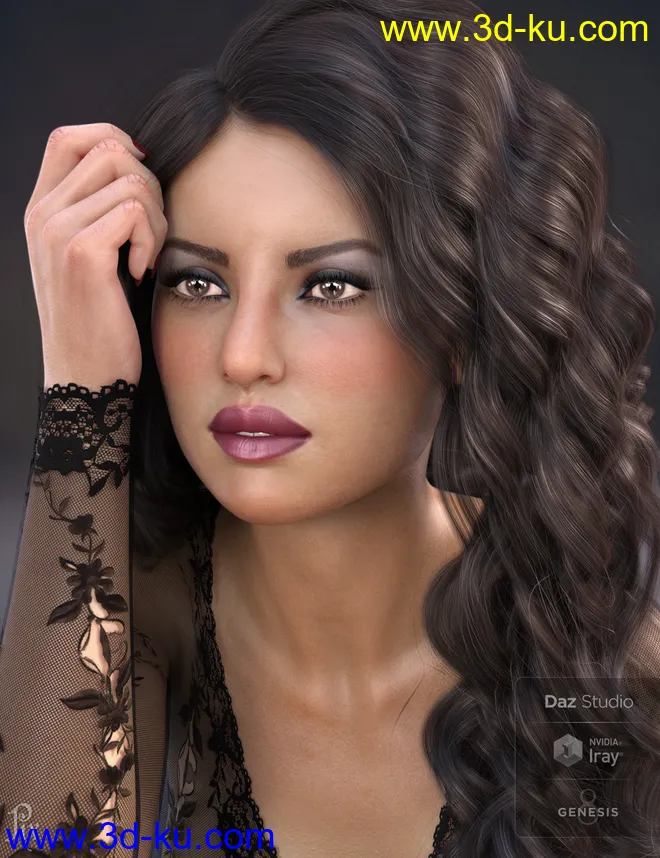 Pix Prisha HD for Genesis 8 Female模型的图片2