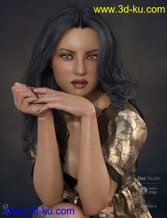 3D打印模型Pix Prisha HD for Genesis 8 Female的图片