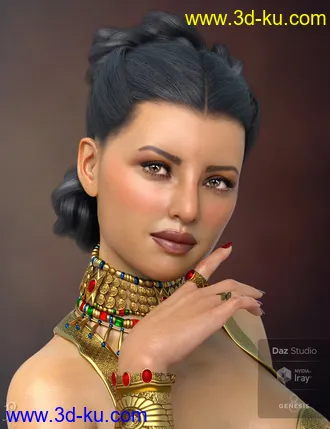 3D打印模型Pix Prisha HD for Genesis 8 Female的图片