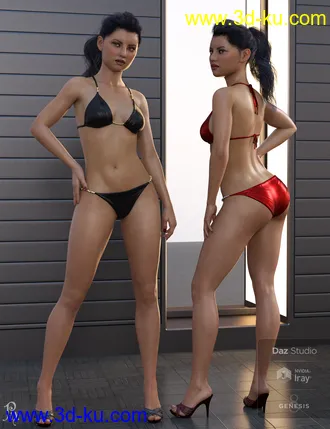 3D打印模型Pix Prisha HD for Genesis 8 Female的图片