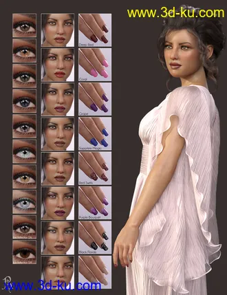 3D打印模型Pix Prisha HD for Genesis 8 Female的图片