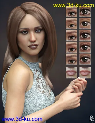 3D打印模型Pix Rayne HD for Genesis 8 Female的图片