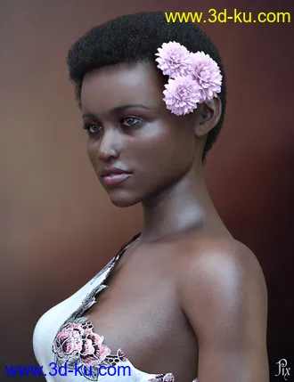 3D打印模型Pix Twylite HD for Genesis 8 Female的图片
