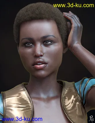 3D打印模型Pix Twylite HD for Genesis 8 Female的图片