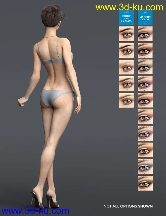 Pixel HD for Genesis 8 Female模型的图片11