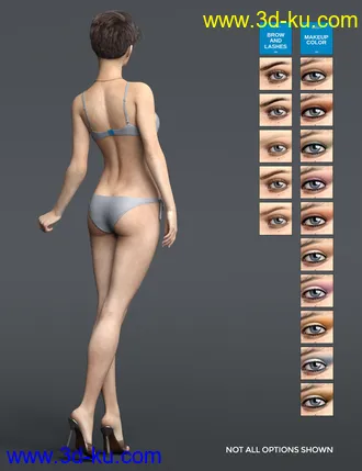 3D打印模型Pixel HD for Genesis 8 Female的图片