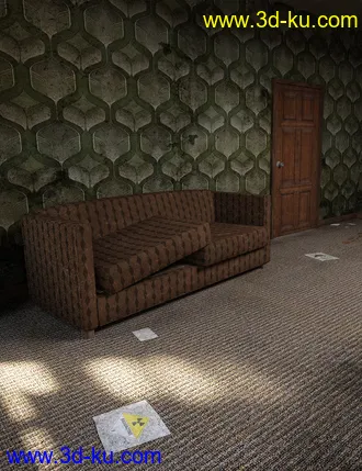 3D打印模型Post Apocalyptic Living Room的图片