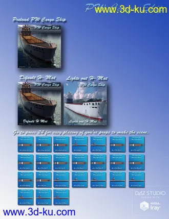 3D打印模型PW Cargo Ship的图片