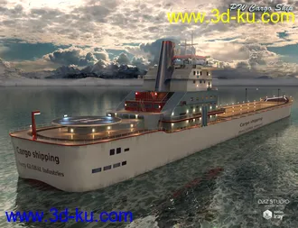 3D打印模型PW Cargo Ship的图片