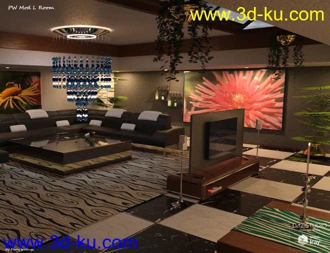 PW Mod Living Room模型的图片2