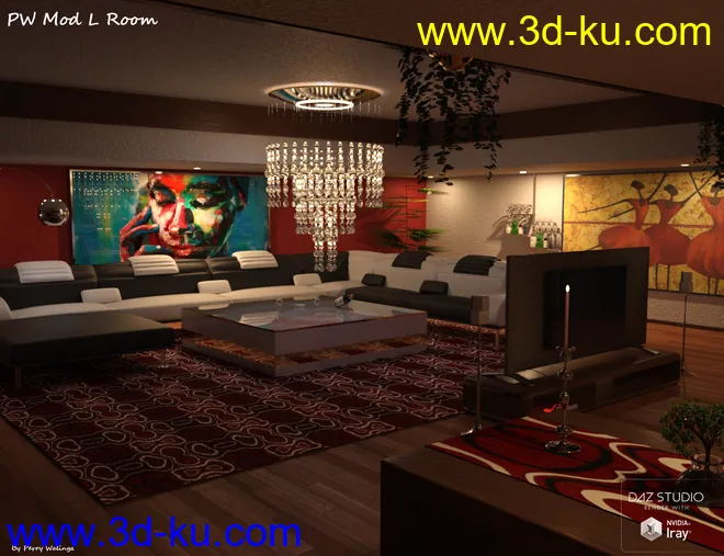 PW Mod Living Room模型的图片7