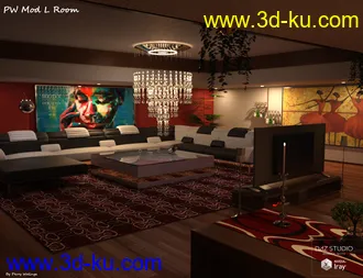 3D打印模型PW Mod Living Room的图片