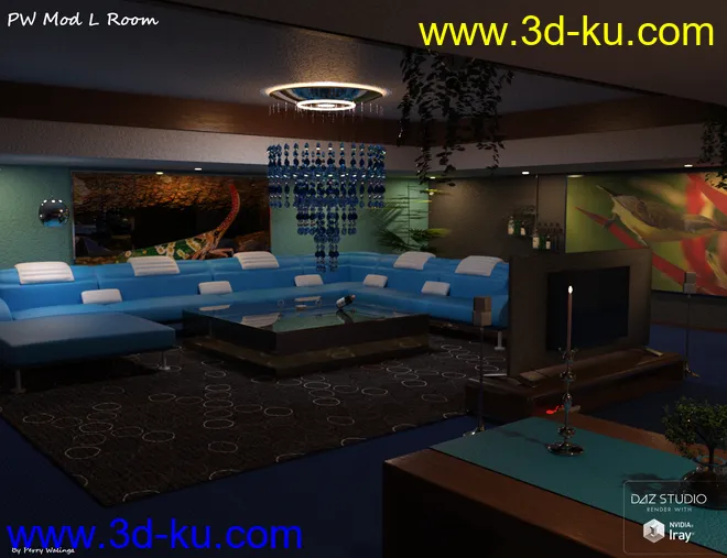 PW Mod Living Room模型的图片8