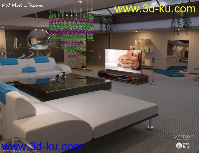 PW Mod Living Room模型的图片9