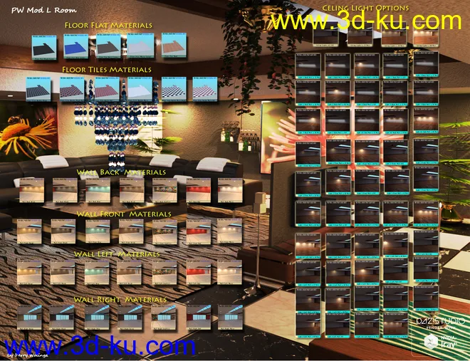PW Mod Living Room模型的图片15
