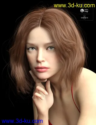 3D打印模型Queenie HD for Genesis 8 Female的图片