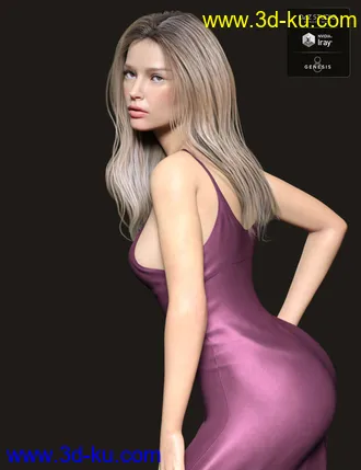 3D打印模型Queenie HD for Genesis 8 Female的图片