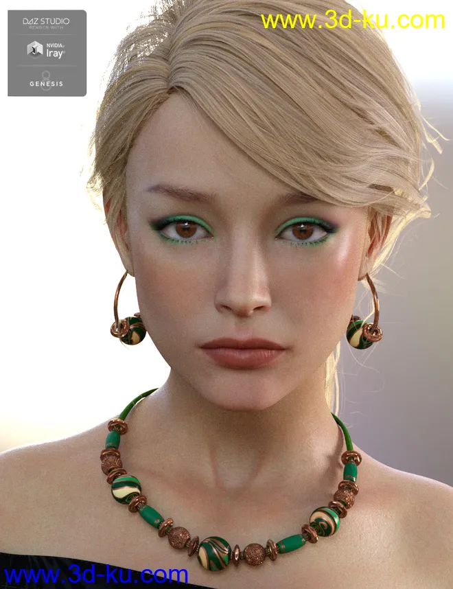 Queenie HD for Genesis 8 Female模型的图片6