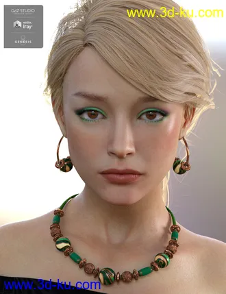 3D打印模型Queenie HD for Genesis 8 Female的图片