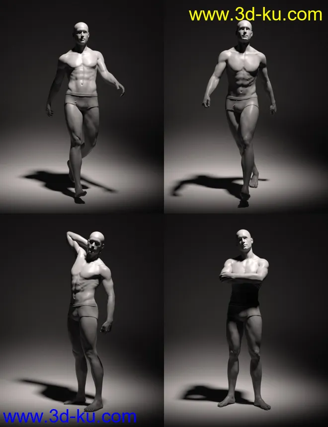 Real Pinup Poses and Lights for Genesis 8 Male(s)模型的图片2