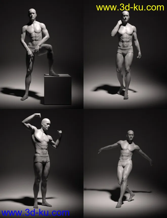 Real Pinup Poses and Lights for Genesis 8 Male(s)模型的图片4