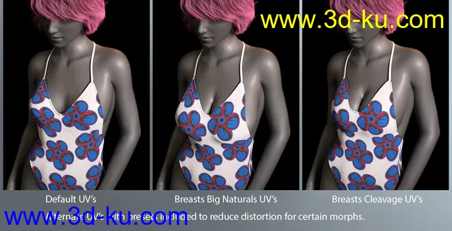 RealFit One Piece for Genesis 8 Females模型的图片7