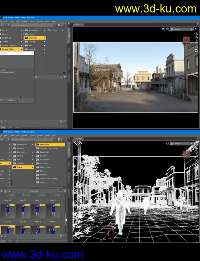 Realistic Wild West Tutorial模型的图片4