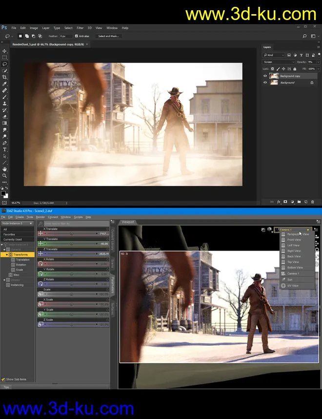 Realistic Wild West Tutorial模型的图片5