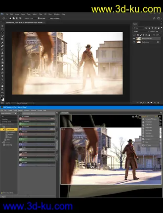 3D打印模型Realistic Wild West Tutorial的图片