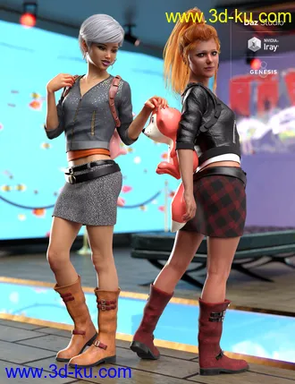 3D打印模型Renardeau Outfit Textures的图片