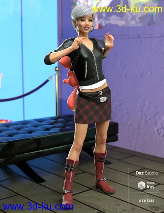 3D打印模型Renardeau Outfit Textures的图片