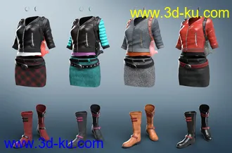 3D打印模型Renardeau Outfit Textures的图片