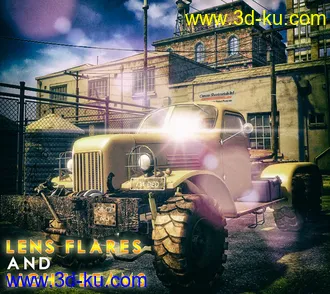 3D打印模型RenderStudio Modular 13 - Lens Flares And Light Beams的图片