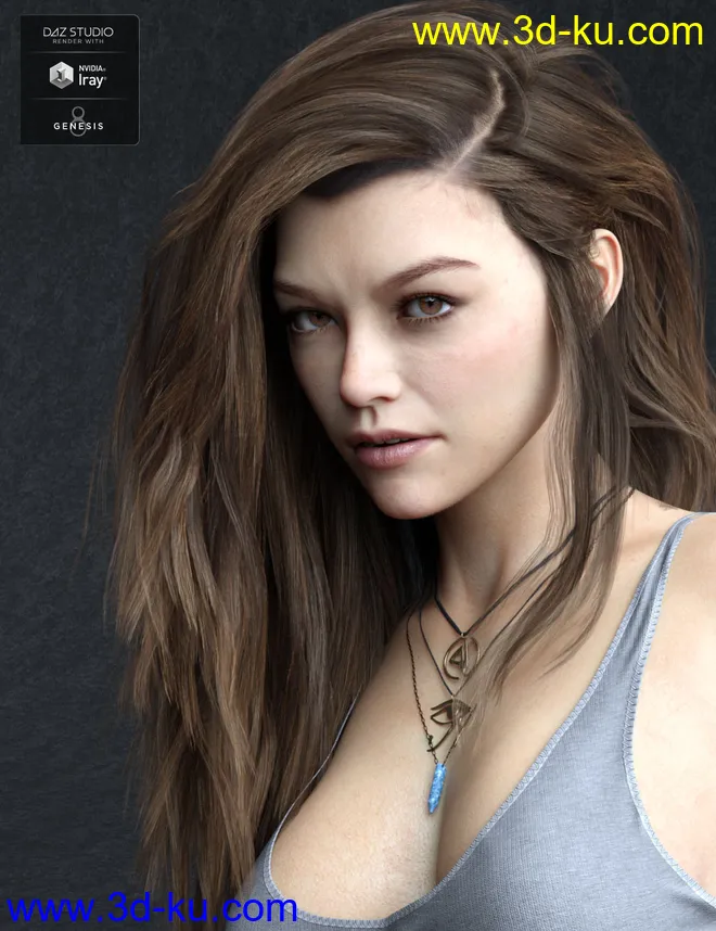 Rhogue HD for Genesis 8 Female模型的图片3