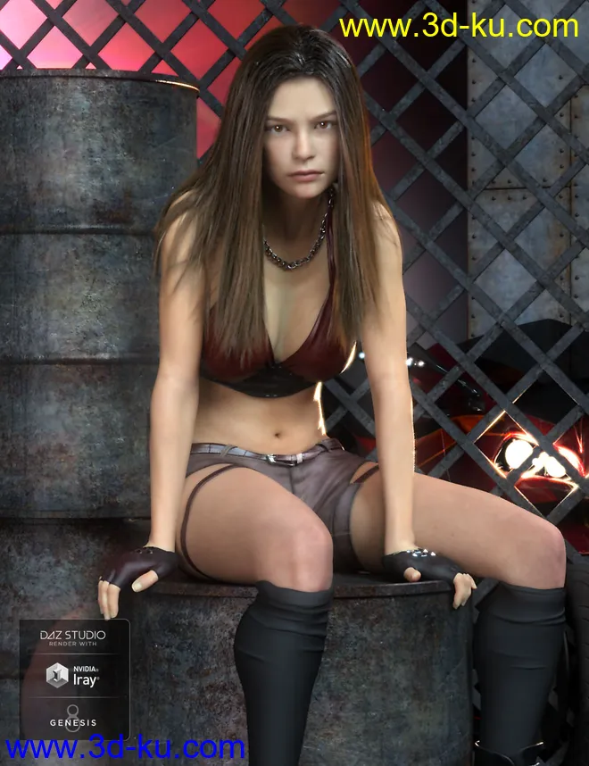 Rhogue HD for Genesis 8 Female模型的图片6